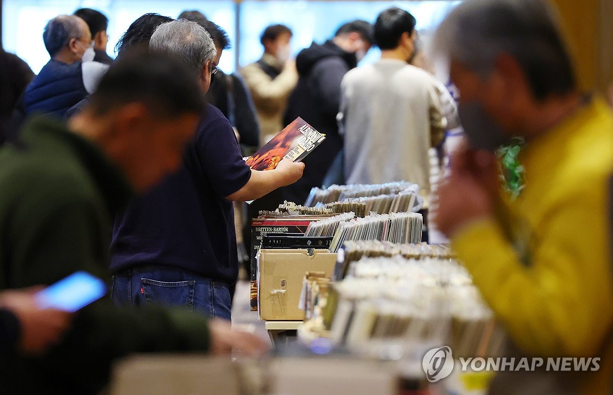 资料图片：12月3日，“Audio Expo Seoul 2023”在韩国国际会展中心（COEX）举行。 韩联社（图片严禁转载复制）