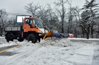 扫雪车除雪