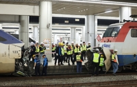 首尔站发生列车相撞事故
