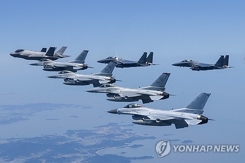 韩各军种将联演应对朝鲜战机导弹挑衅