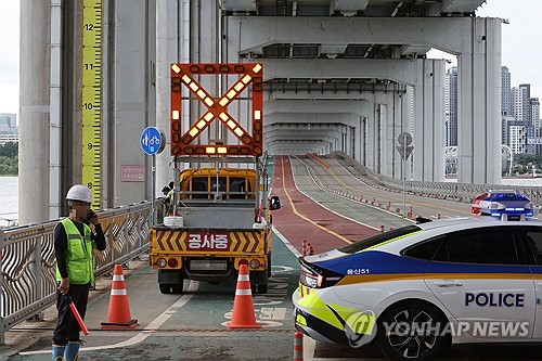 首尔潜水桥和奥林匹克大路汝矣岛交流道限行