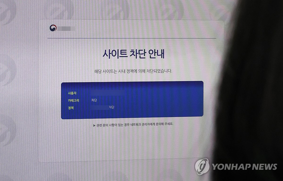 资料图片：韩国政府部门屏蔽DeepSeek。 韩联社