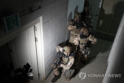 S. Korean, U.S. troops stage underground combat drills