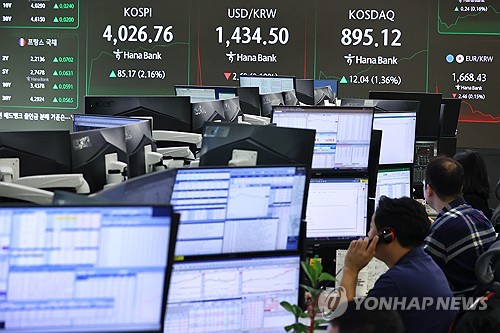 Overseas stock ownership among Korean investors up 60 pct in Q3
