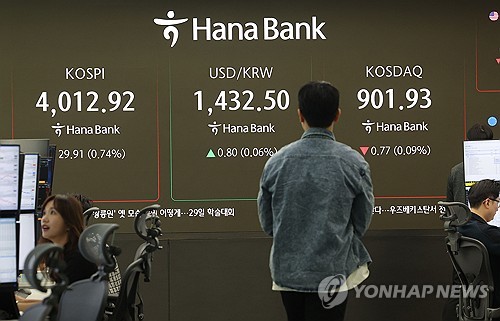 S. Korean stocks open lower ahead of Trump-Xi summit, Fed rate decision