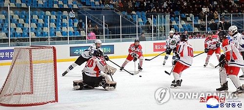 N. Korea plays friendly football, ice hockey matches with Russia