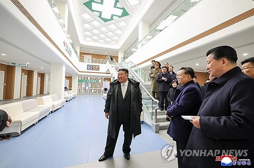 朝鲜第二家地方医院竣工 金正恩表示满意