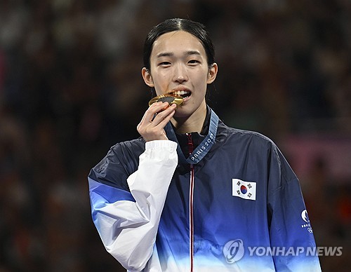 韩国金宥珍跆拳道摘金 金牌总数平历届最高纪录